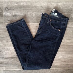J Crew Dark Wash Slim Jeans - Dark Indigo